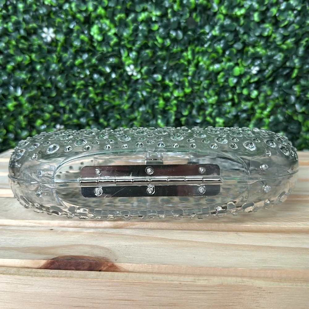 Like Dreams Clear Crystal Clutch Bag #11 - Picture 6 of 7